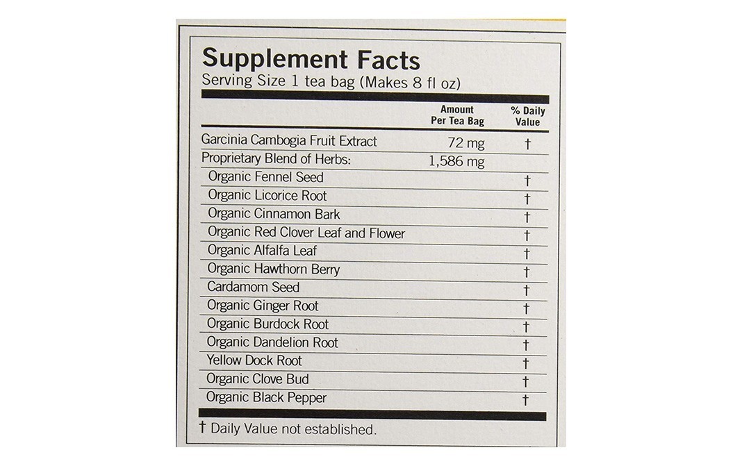 Yogi Healthy Fasting Tea    Box  16 pcs